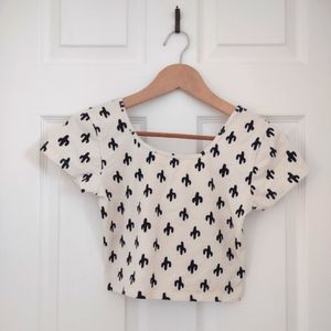 Cactus crop top
